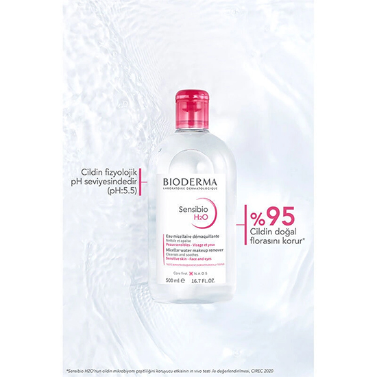 Bioderma Sensibio H2O Yüz ve Makyaj Temizleme Suyu 100 ml