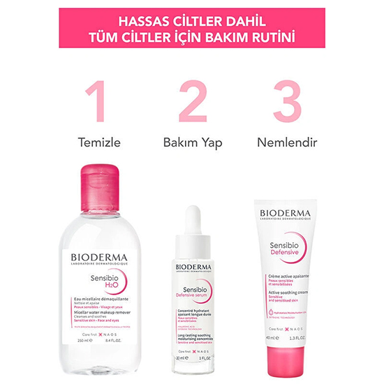 Bioderma Sensibio H2O Yüz ve Makyaj Temizleme Suyu 250 ml