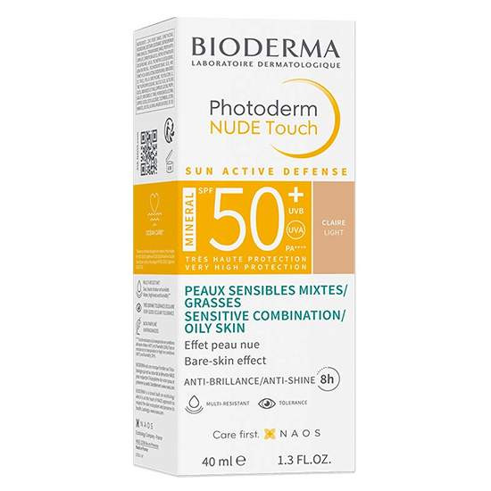 Bioderma Photoderm Nude Touch SPF50+ Light 40 ml - 4