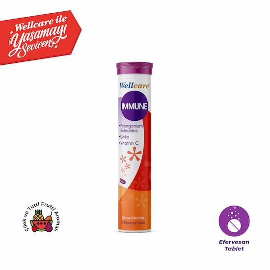 Wellcare Immune  15 Efervesan Tablet