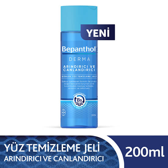 Bepanthol® Derma Arındırıcı ve Canlandırıcı Yüz Temizleme Jeli 200 ml