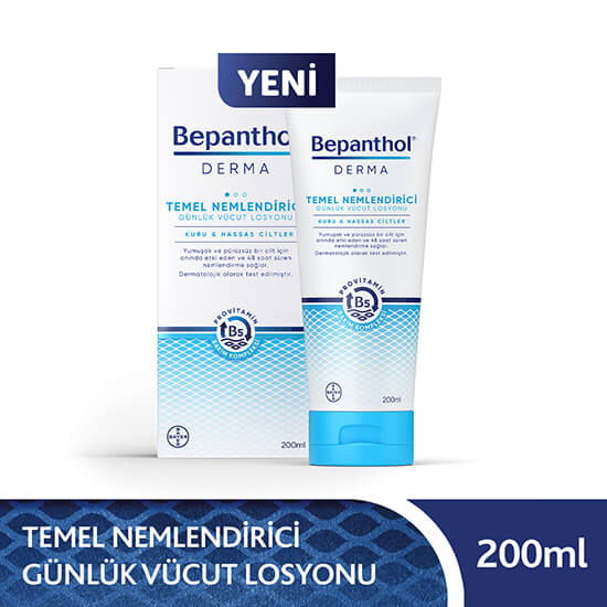 Bepanthol® Derma Temel Nemlendirici Günlük Vücut Losyonu 200 ml 