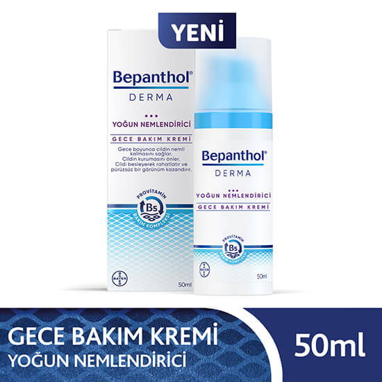 Bepanthol® Derma Yoğun Nemlendirici Gece Bakım Kremi 50 ml