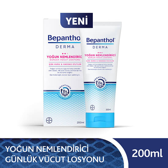 Bepanthol® Derma Yoğun Nemlendirici Günlük Vücut Losyonu 200 ml 
