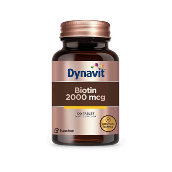 Dynavit Biotin 2000 mcg 100 Tablet