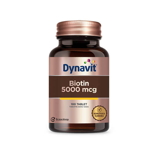 Dynavit Biotin 5000 mcg 100 Tablet