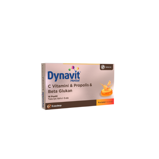 Dynavit® Herbal Pastil C Vitamini & Propolis & Beta Glukan 16 pastil