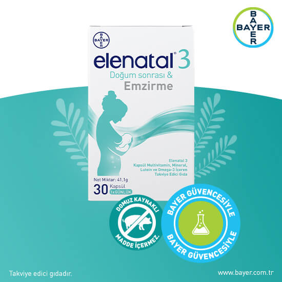 Elenatal® 3 Doğum Sonrası ve Emzirme 30 Kapsül-5