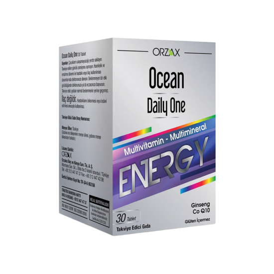 Orzax Ocean Daily One Energy 30 Tablet - Takviye Edici Gıda