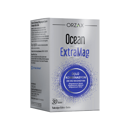 Orzax Ocean ExtraMag Üçlü Kombinasyon 30 Tablet