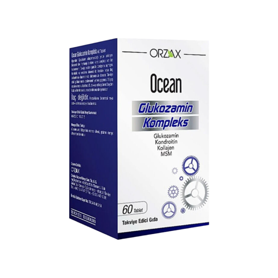 Orzax Ocean Glukozamin Komplex Takviye Edici Gıda 60 Tablet