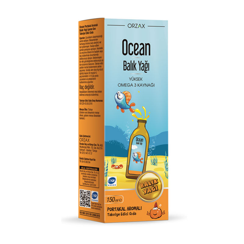 Ocean Balık Yağı - Portakal 150 ml