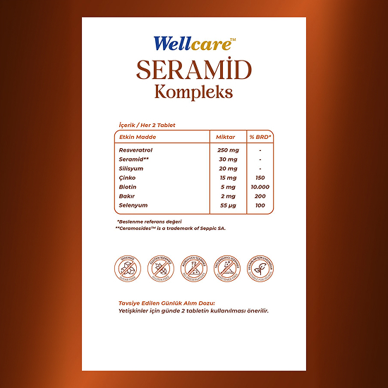 Wellcare Seramid Kompleks 60 tablet