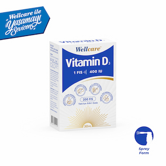 Wellcare Vitamin D3 400 IU 30 ml