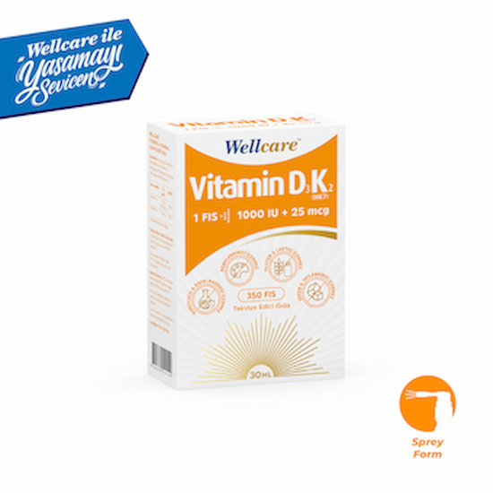Wellcare Vitamin D3 + K2 30 ml