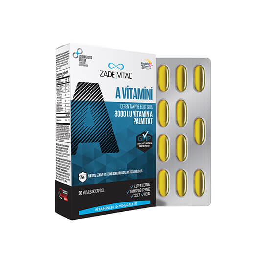 Zade Vital A Vitamini 30 Kapsül