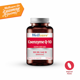 Wellcare Coenzyme Q10 100 Mg 30 Kapsül