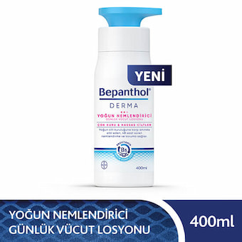 Bepanthol® Derma Yoğun Nemlendirici Günlük Vücut Losyonu 400 ml