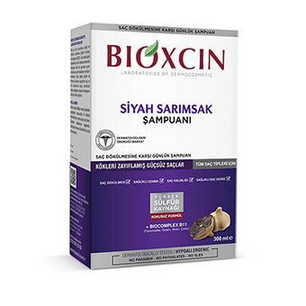 Bioxcin Siyah Sarımsaklı Şampuan 300 ml