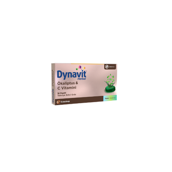 Dynavit Herbal Pastil Ökaliptus ve C Vitamini 16 pastil