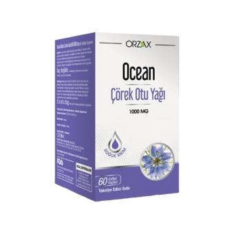 Orzax Ocean Çörek Otu Yağı 60 Kapsül