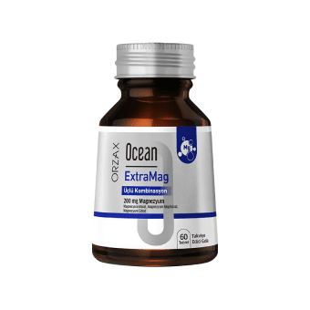 Orzax Ocean ExtraMag Üçlü Magnezyum Kombinasyonu 60 Tablet