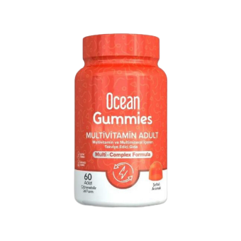Orzax Ocean Gummies Multivimatimin Adult Takviye Edici Gıda 60 Adet Çiğnenebilir Jel Form
