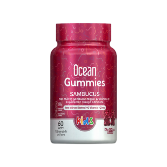 Orzax Ocean Gummies Sambucus Kids Takviye Edici Gıda 60 Adet Çiğnenebilir Jel Form