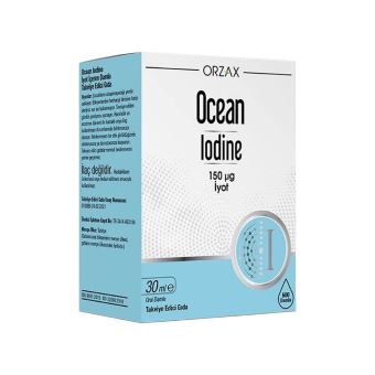 Orzax Ocean Iodine 150 μg İyot Takviye Edici Gıda 30 ml