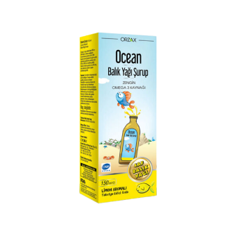 Orzax Ocean Omega3 Şurup 150 ml - Limon