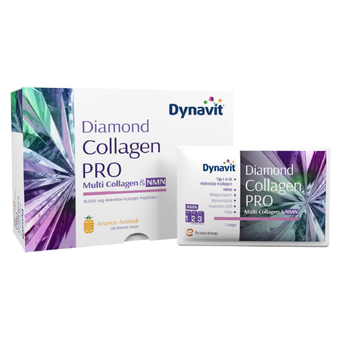 Dynavit® Diamond Collagen PRO Multi Collagen ve NMN 30 Saşe