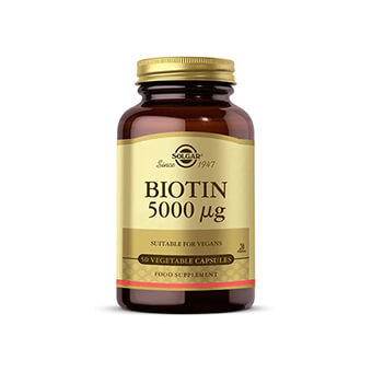 Solgar Biotin 5000 mcg 50 Kapsül