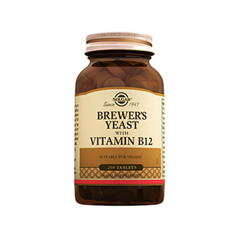 Solgar Brewer's Yeast with Vitamin B12 250 Tablet