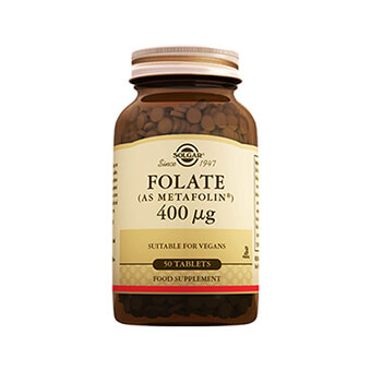 Solgar Folate (Metafolin®) 50 Tablet