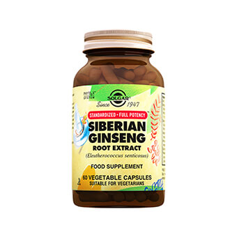 Solgar Siberian Ginseng Root Extract 60 Kapsül