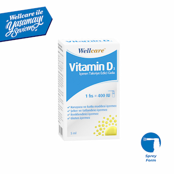Wellcare Vitamin D3 400 IU - 5ML