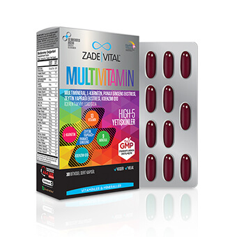 Zade Vital Multivitamin 30 Kapsül